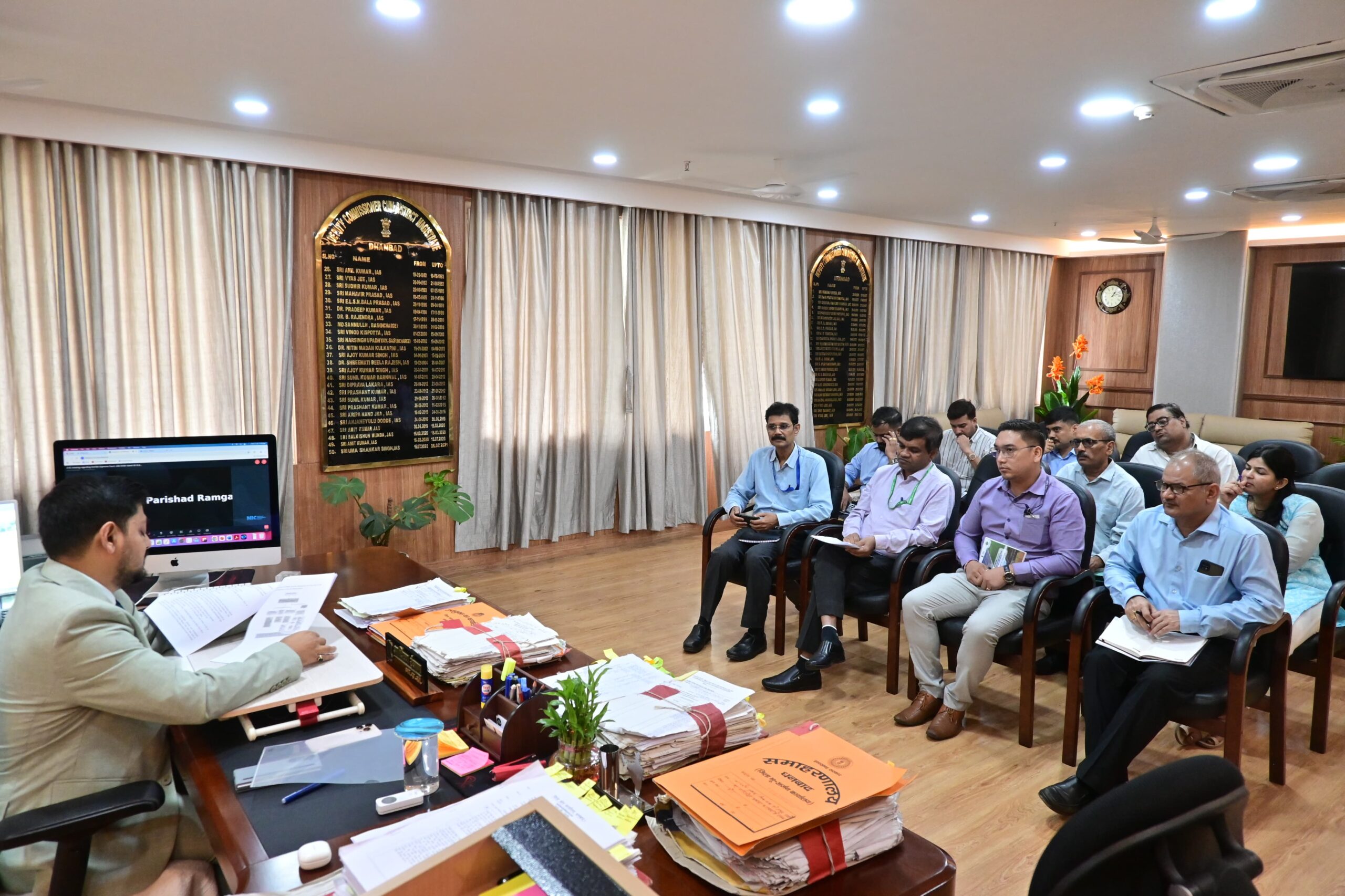 झरिया मास्टर प्लान के सफल कार्यान्वयन को लेकर बैठक आयोजित